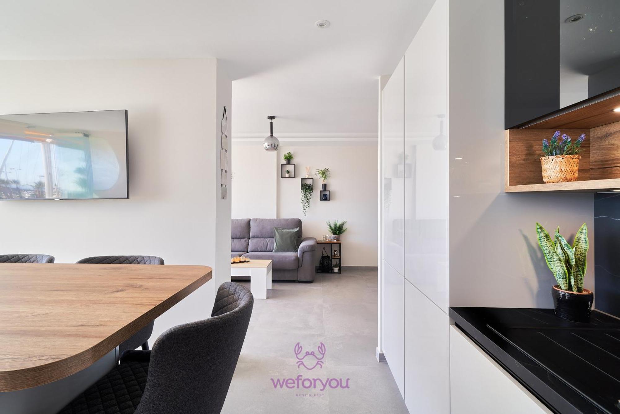 Weforyou Isla De Poniente 2 Bedrooms And Parking 贝纳尔马德纳 外观 照片